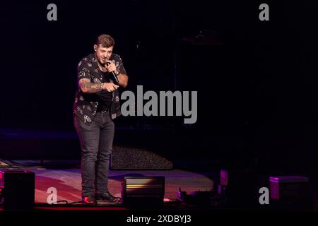 Milwaukee, USA. 20th June, 2024. Kameron Marlowe during the Summerfest Music Festival on June 20, 2024, in Milwaukee, Wisconsin (Photo by Daniel DeSlover/Sipa USA) Credit: Sipa USA/Alamy Live News Stock Photo