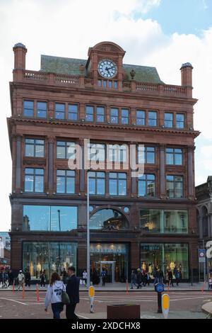 Landmark shopping building Belfast city centre Primark department store Bank Buildings Belfast. Stock Photo