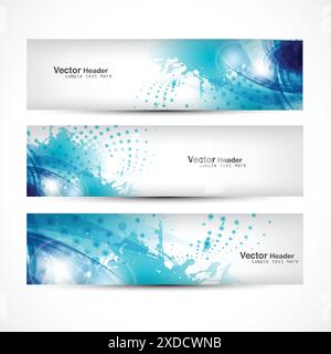 decorative banner collection Stock Vector