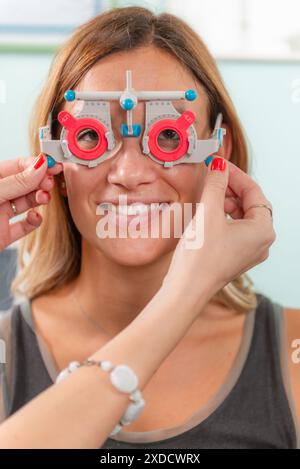 Eye Testing Pic Eye test chart in a Doctor's surgery, UK Stock Photo - Alamy