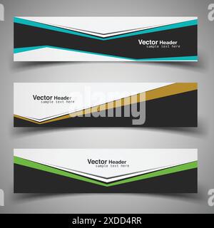 modern business banners vector design illustration Stock Vector