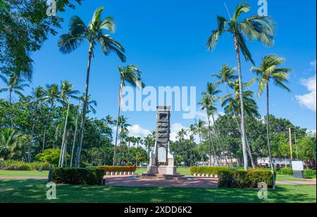 War memorial on the Strand, Townsville, Far North Queensland, FNQ, QLD, Australia Stock Photo