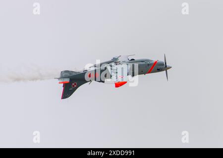 Orlik Aerobatic Team at Antidotum Air Show 2024 in Leszno, Poland Stock Photo