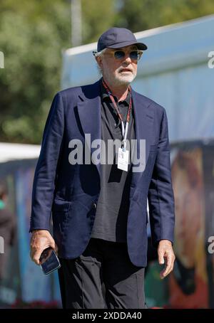Alpine Formula 2 Alpine Executive Advisor Flavio Briatore before the United States Grand ...
