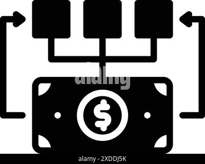 Icon for flow,run,fluxion Stock Vector