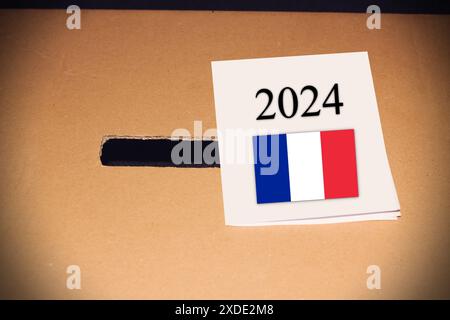 France election vote concept. Stock Photo