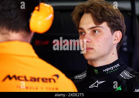 Barcelona, Spain. 22nd June, 2024. Oscar Piastri (AUS) McLaren. 22.06.2024. Formula 1 World Championship, Rd 10, Spanish Grand Prix, Barcelona, Spain, Qualifying Day. Photo credit should read: XPB/Alamy Live News. Stock Photo