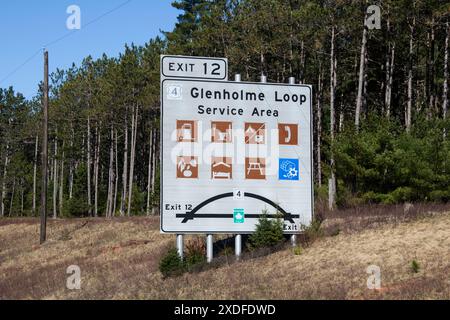 Nova Scotia Community Services sign in downtown St. Peter’s, Nova ...