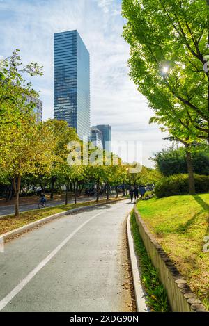 Amazing Autumn Landscape of South Park in city of Sofia, Bulgaria Stock ...
