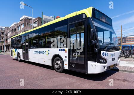 Connexxion VDL Citea LLE-120 bus in Hoorn, Netherlands Stock Photo