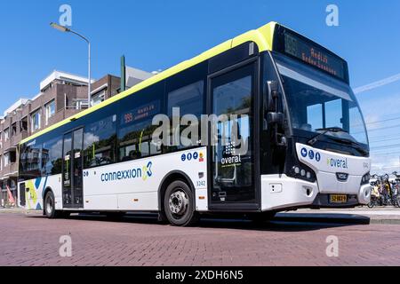 Connexxion VDL Citea LLE-120 bus in Hoorn, Netherlands Stock Photo