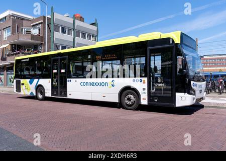 Connexxion VDL Citea LLE-120 bus in Hoorn, Netherlands Stock Photo