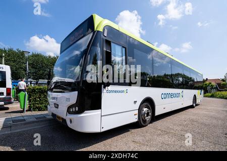 Connexxion VDL Citea LLE-120 bus in Schagen, Netherlands Stock Photo