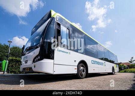 Connexxion VDL Citea LLE-120 bus in Schagen, Netherlands Stock Photo