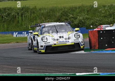 William Aspin, Eden Race Drive, Porsche 911 GT3 Cup, Porsche Carrera Cup Great Britain 2024, a single marque series with all drivers piloting Porsche Stock Photo