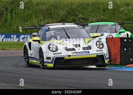 William Aspin, Eden Race Drive, Porsche 911 GT3 Cup, Porsche Carrera Cup Great Britain 2024, a single marque series with all drivers piloting Porsche Stock Photo