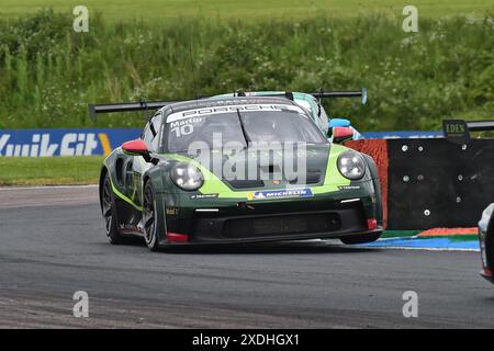 William Martin, Eden Race Drive, Porsche 911 GT3 Cup, Porsche Carrera Cup Great Britain 2024, a single marque series with all drivers piloting Porsche Stock Photo