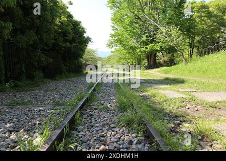 Keage Incline (old train tracks) in Kyoto, Japan Stock Photo