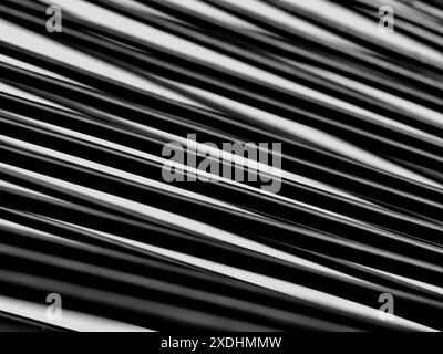 Closeup of black wires shapes and patterns materials Stock Photo