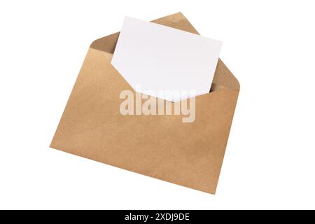Opened post envelope Stock Photo