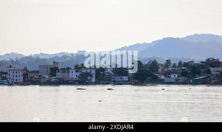 Rangamati is the administrative headquarter and town of Rangamati Hill District in the Chittagong Hill Tracts of Bangladesh. Stock Photo