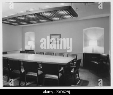 Chemical Corn Exchange, 425 Park Ave., New York. Board room I. Gottscho-Schleisner Collection Stock Photo