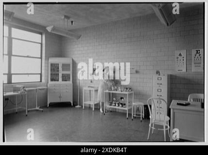 Corning Glass Works, Parkersburg, West Virginia. Hospital. Gottscho-Schleisner Collection Stock Photo