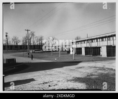 Aluminum City Terrace, New Kensington, Pennsylvania. From beginning of project. Gottscho-Schleisner Collection Stock Photo