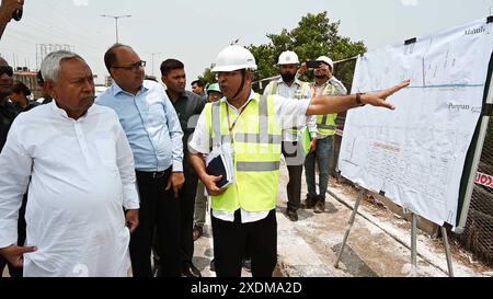 PATNA, INDIA - JUNE 7: Bihar Road Construction Minister Nitin Navin