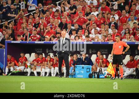 Stuttgart, Germany, 23rd Jun, 2024. Action from the match between Scotland Hungary at the Stuttgart arena, at EURO 2024 Stuttgart, Germany. Photo credit: Paul Blake/Alamy Sports News Stock Photo