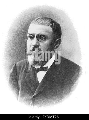 A portrait of Henri Poincaré, the French mathematician and physicist ...