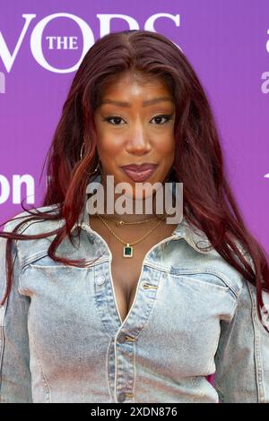 Guest red carpet arrivals at The Ivor Novello Awards 2024 Featuring: Kamille Where: London, United Kingdom When: 23 May 2024 Credit: Phil Lewis/WENN Stock Photo