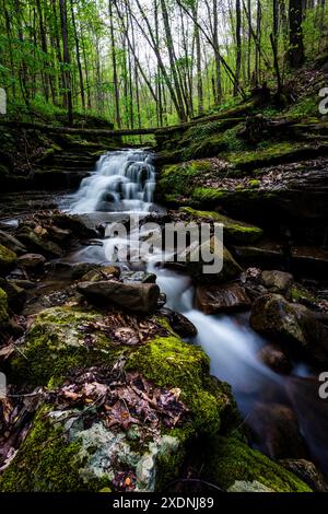 Waterfall in West Virginia Stock Photo