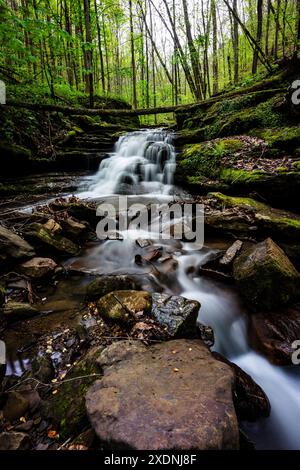 Waterfall in West Virginia Stock Photo