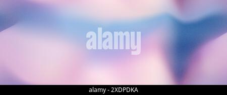 Pink and purple noisy gradient seamless bg with raster pattern. Vector watercolor paper effect. Blurred abstract background Stock Vector