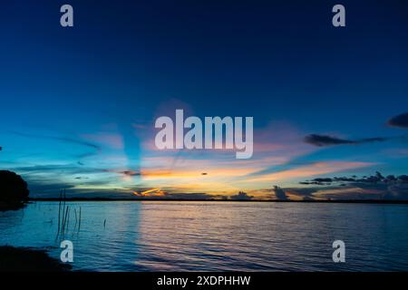 landscape with the amazon river Stock Photo