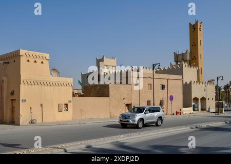 geography / travel, Saudi Arabia, historic construction in ad Dir'iyah, Riyadh, Saudi Arabia, ADDITIONAL-RIGHTS-CLEARANCE-INFO-NOT-AVAILABLE Stock Photo