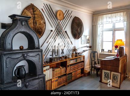 Karen Blixen's memorabilia from her house in Ngong Hills,Kenya where she ran a coffee plantation from 1921 to 1931 Stock Photo