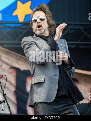 Chris Robinson of The Black Crowes in Sweden on 6 June 2024 Stock Photo