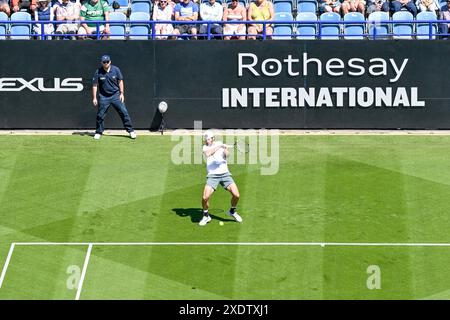 Eastbourne, UK. 24th June, 2024. during the Rothesay International Tennis Tournament at Devonshire Park, Eastbourne, East Sussex, UK. Credit: LFP/Alamy Live News Stock Photo