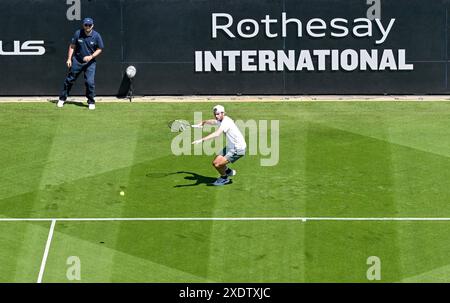 Eastbourne, UK. 24th June, 2024. during the Rothesay International Tennis Tournament at Devonshire Park, Eastbourne, East Sussex, UK. Credit: LFP/Alamy Live News Stock Photo