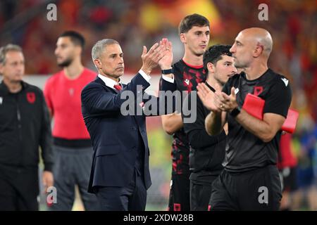 DUSSELDORF - Albania coach Sylvinho disappointment after the UEFA EURO ...