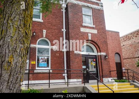 Historic Post Office building in Downtown Port Perry, Ontario, Canada Stock Photo