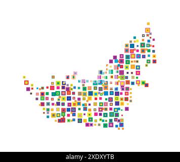 United Arab Emirates map pattern vector Stock Vector Image & Art - Alamy