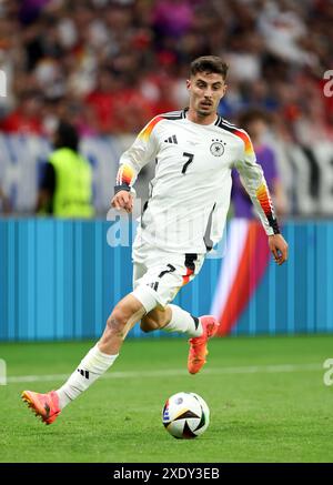 FRANKFURT AM MAIN, GERMANY - JUNE 23: Kai Havertz of Germany runs with a ball during the UEFA EURO 2024 group stage match between Switzerland and Germany at Frankfurt Arena on June 23, 2024 in Frankfurt am Main, Germany. © diebilderwelt / Alamy Stock Stock Photo