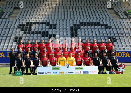Yoric Ravet (Freiburg) - SC Freiburg Mannschaftsfoto 2018-19 Stock