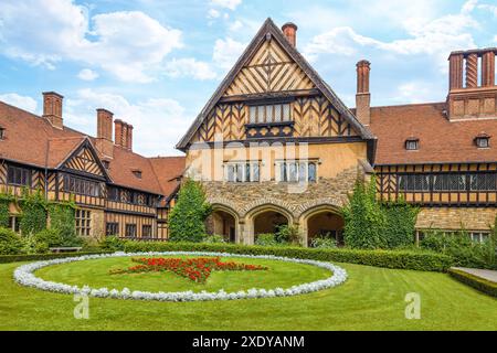 geography / travel, Germany, Brandenburg, Potsdam, Cecilienhof Palace, ADDITIONAL-RIGHTS-CLEARANCE-INFO-NOT-AVAILABLE Stock Photo
