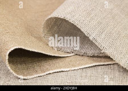Folds of canvas Stock Photo