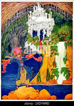 WALKER Dugald Stewart (1883-1937) - Illustration from Kubla Khan - Stock Photo