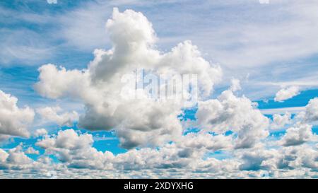 Rain clouds before storm approaching viewer Stock Photo